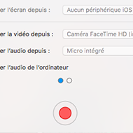 Screen d'un logiciel capture video