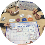 Une partie de jeu en cours
